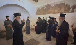Висши духовници от България и Гърция с обща молитва от остров Света Анастасия