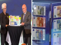 Вижте новите български евробанкноти – Лагард и Радев ги представиха официално