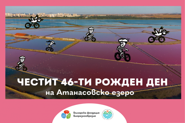 Атанасовско езеро празнува своя 46-и рожден ден с велотур и традиционната торта