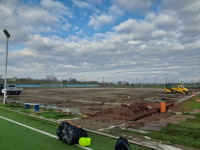 Обновяването на стадион „Иван Притъргов“ продължава